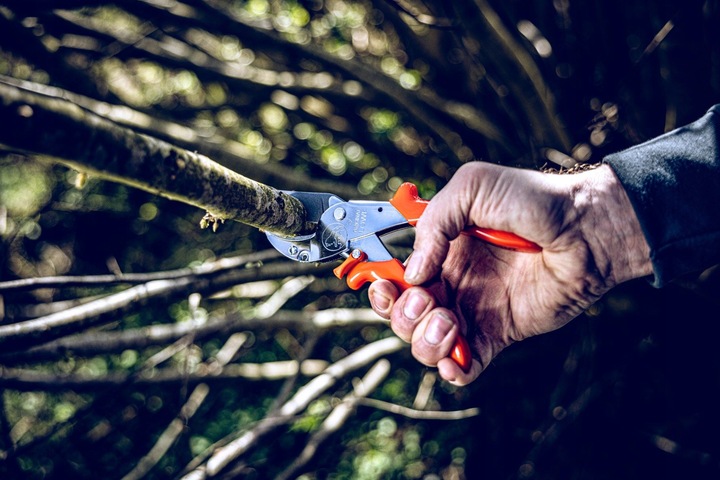 SEKATOR RĘCZNY LOWE 10.107 do GRUBYCH GAŁĘZI OGRODOWY KOWADEŁKOWY 30mm