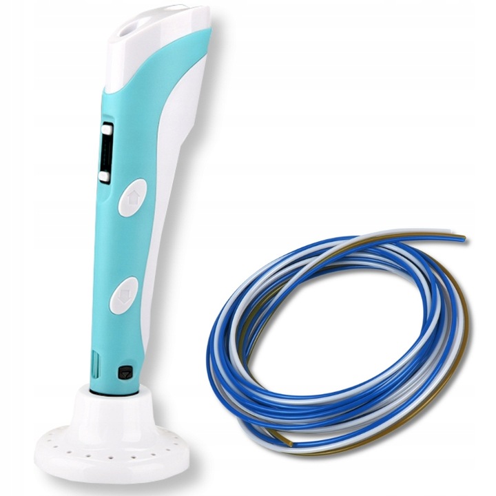 ZESTAW MAGICZNY DŁUGOPIS DRUKARKA 3D PEN KOLOROWE WKŁADY TABLET GRAFICZNY