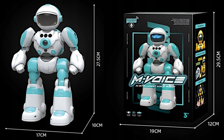 ROBOT INTERAKTYWNY ZDALNIE STEROWANY GESTEM PILOTEM RC PROGRAMOWANY PREZENT