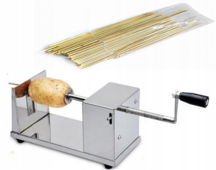 MASZYNKA DO ZAKRĘCONEGO ZIEMNIAKA FRYTEK CHIPSÓW Ręczna Solidna Chipstix