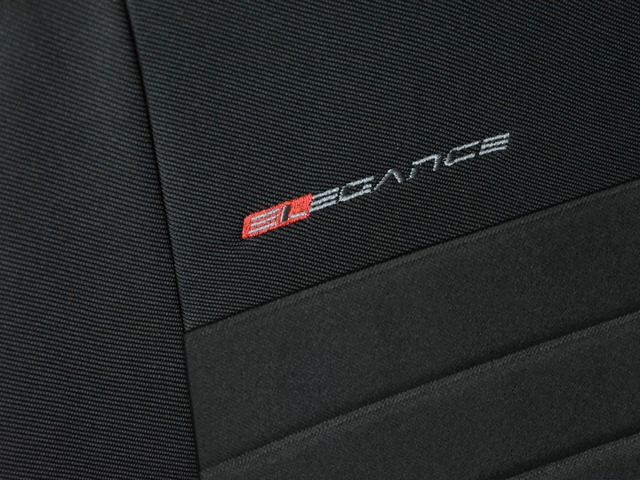 Pokrowce materiałowe uniwersalne na fotele samochodowe grafitowe