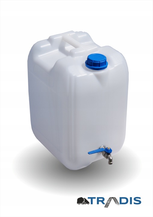 Zbiornik kanister pojemnik bańka na wodę z kranem 20L