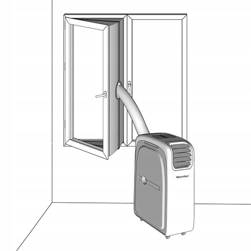Uszczelka okienna do klimatyzatora przenośnego AirStop 4m Warmtec
