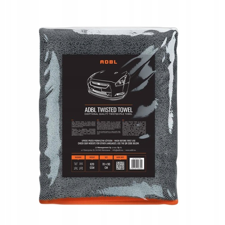 ADBL Zestaw do mycia osuszania auta Twisted Towel