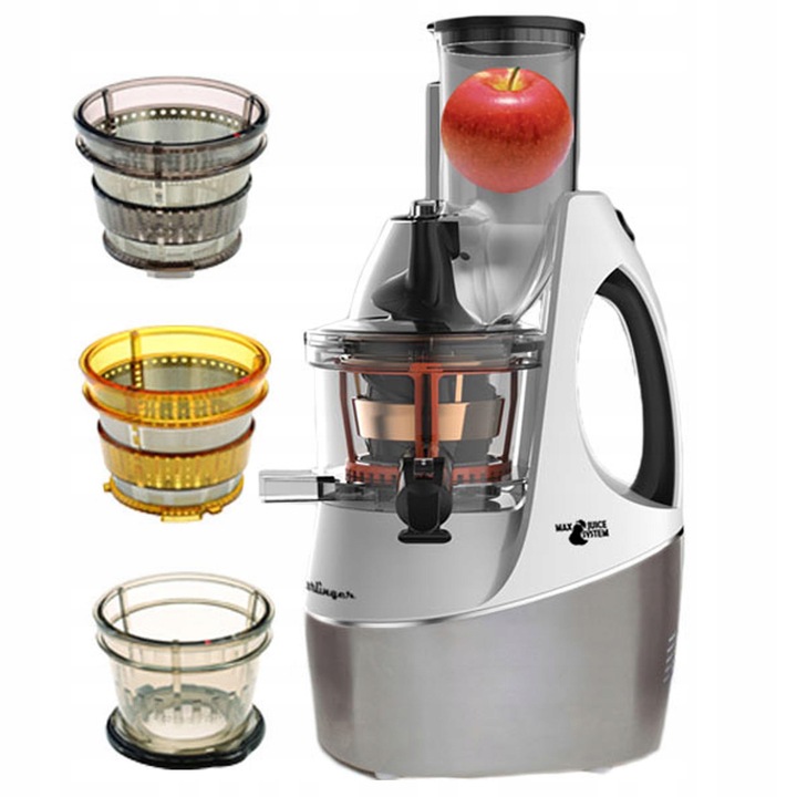 WYCISKARKA WOLNOOBROTOWA MAX800W SOKOWIRÓWKA MOCNA BERLINGER 3 SITA D OTWÓR