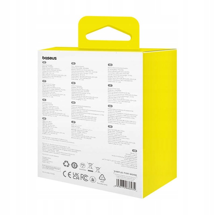 BASEUS MAGNETYCZNY POWERBANK MAGSAFE 5000MAH ŁADOWANIE INDUKCYJNE QC 20W