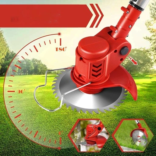 TELESKOPOWA ELEKTRYCZNA BEZPRZEWODOWA PODKASZARKA 650 W MOCNA+2*3000mAh AKU