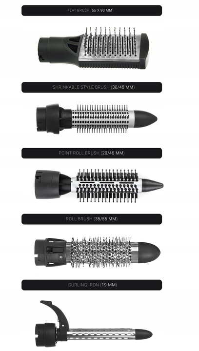 Suszarko lokówka STYLER 5 w 1 First Austria