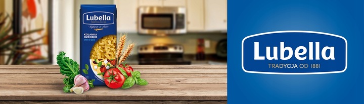 6 x 400g Lubella Makaron KOLANKA Ozdobne