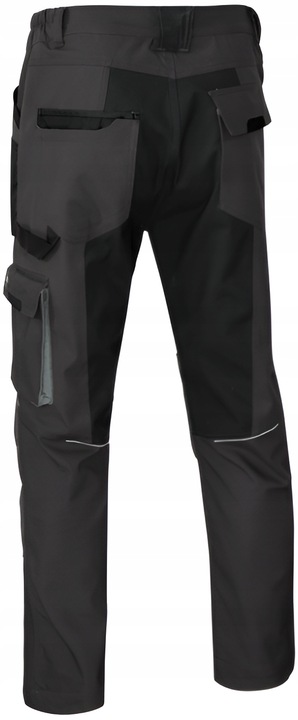 SPODNIE ROBOCZE monterskie DO PASA bojówki mocne szwy odblask