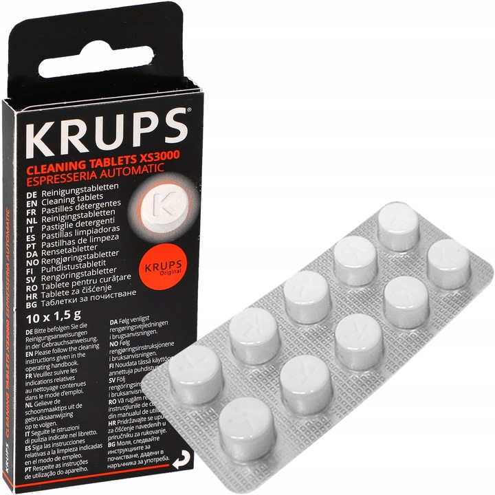 Odkamieniacz Krups saszetki F054 AntiCalc Tabletki czyszczące Krups XS3000
