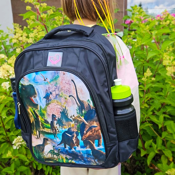 PLECAK DO PRZEDSZKOLA Z DINOZAURAMI JURA DLA CHŁOPCA WYCIECZKOWY PLECACZEK