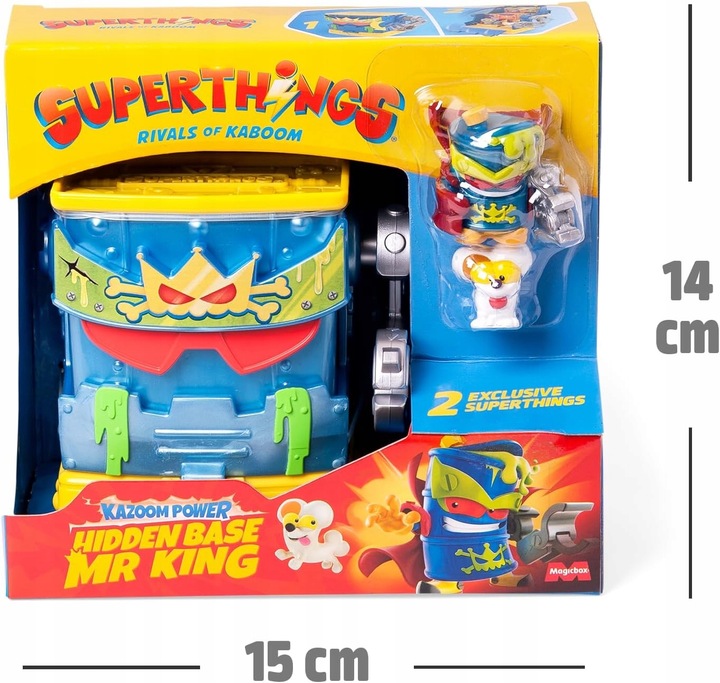 SuperThings Hidden Base Mr.King kryjówka Kazoom baza Super Zings Things