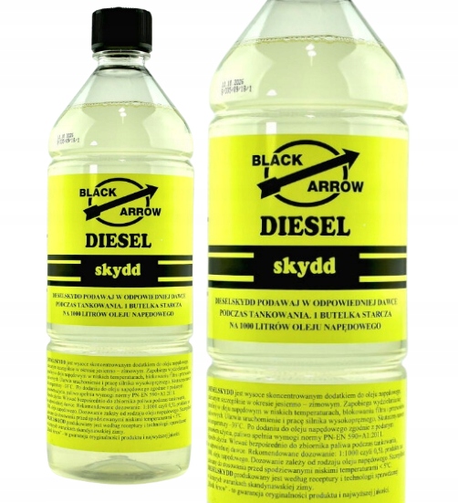 DEPRESATOR DIESLA oleju napędowego ropy ON BLACK ARROW DIESEL SKYDD 1L -39C