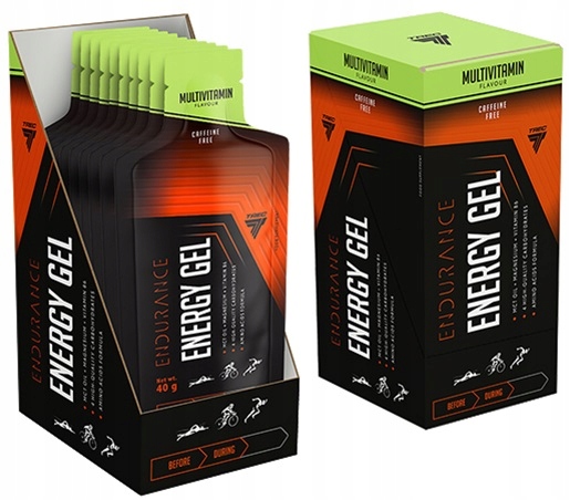 TREC ENERGY GEL ŻEL ENERGETYCZNY ELEKTORLITY na maraton 40g Multiwitamina