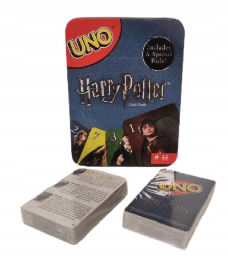 Gra karciana UNO Harry Potter METAL BOX 112 kart