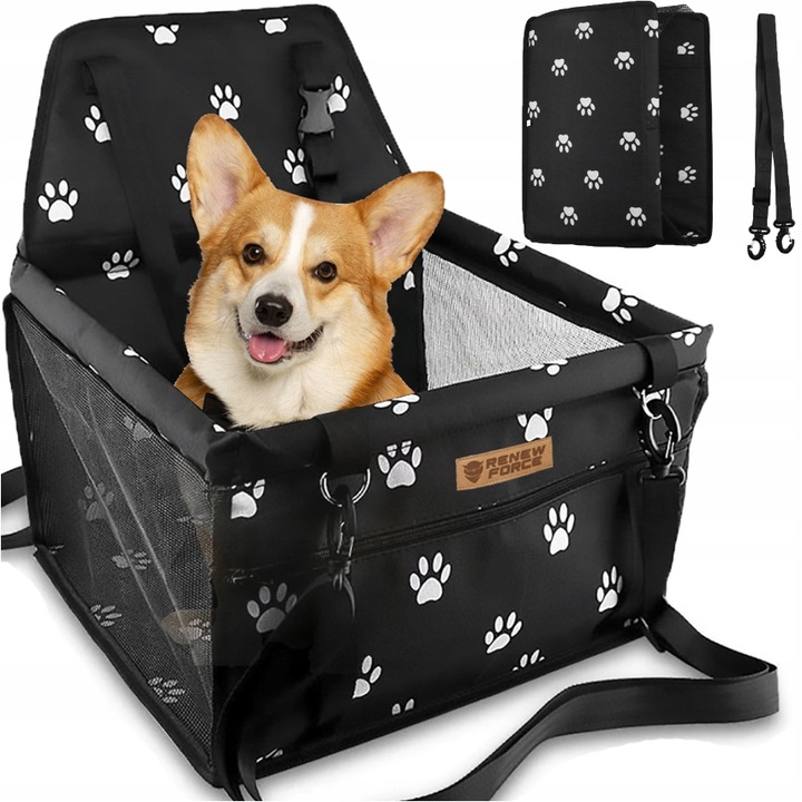 FOTELIK samochodowy dla PSA KOTA Duży TRANSPORTER do auta Na Siedzenie Mata