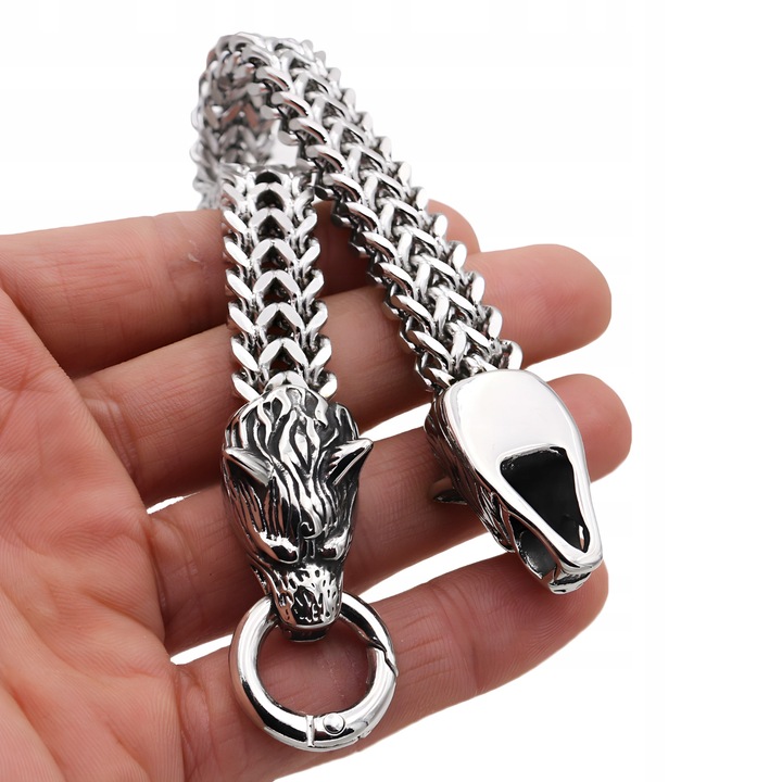 Bransoletka męska VIKING pudełko torebka prezentowa dla mężczyzny 21,5 cm