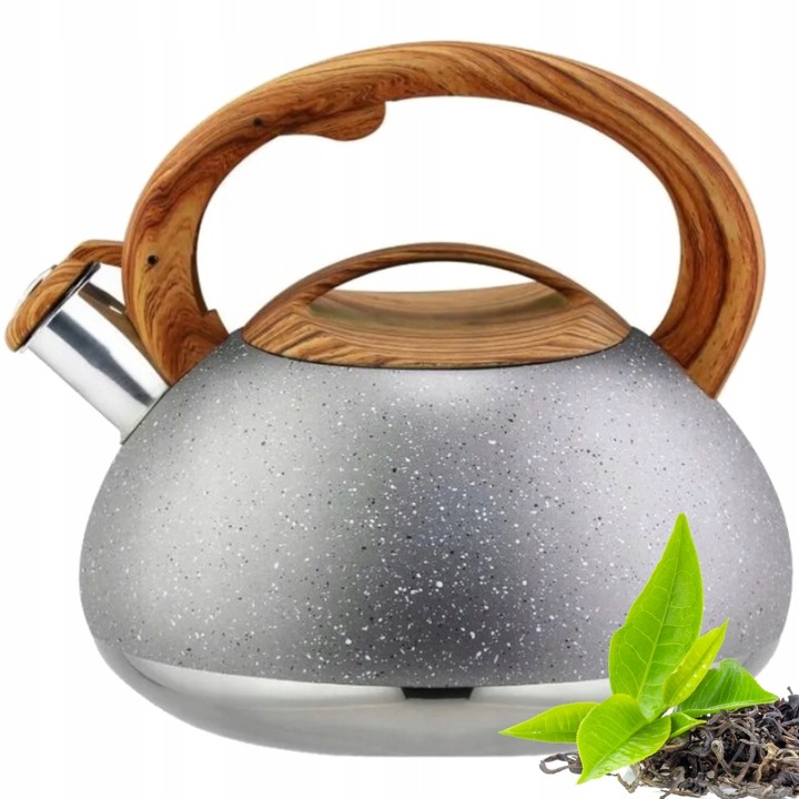 CZAJNIK TRADYCYJNY Z GWIZDKIEM STALOWY 3L GAZ