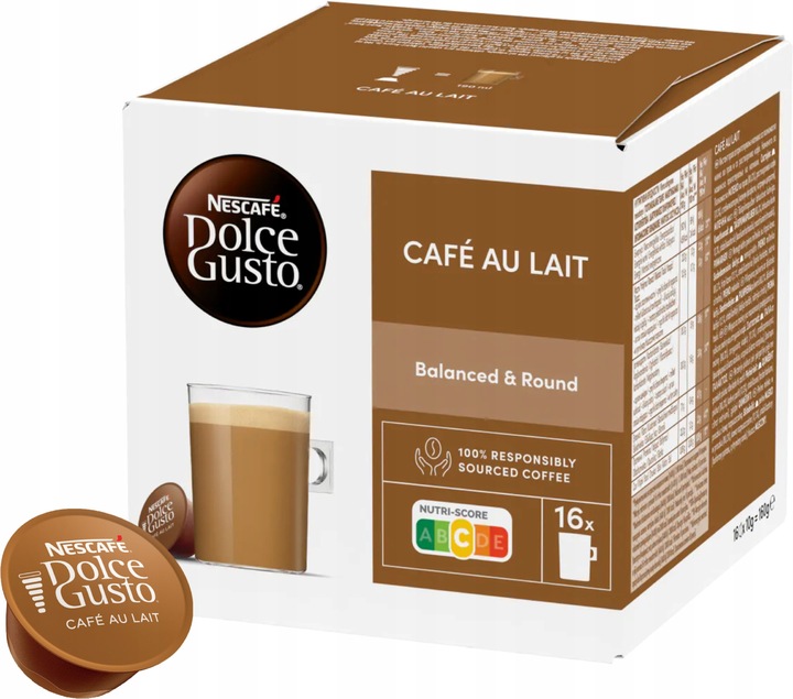 Kapsułki Nescafe Dolce Gusto Cafe Au Lait 16 szt