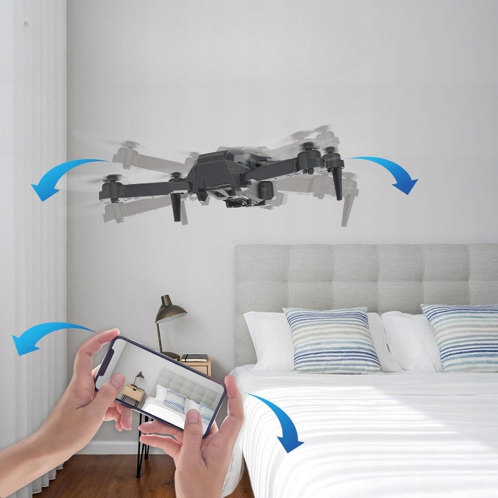 IDEA12 dron z kamerą elektrycznie regulowany RC FPV WIFI 0606