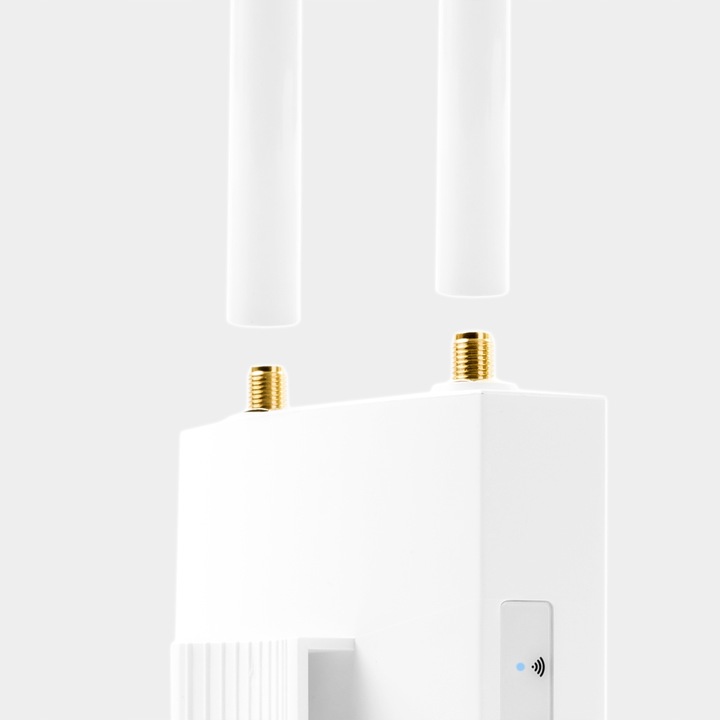 Zewnętrzny Access Point 300Mbps IP66 PoE 4w1 Punkt Dostępu Spacetronik