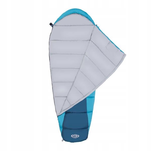 Ciepły turystyczny śpiwór pod namiot campingowy 220 x 80cm Nils Camp NC2012