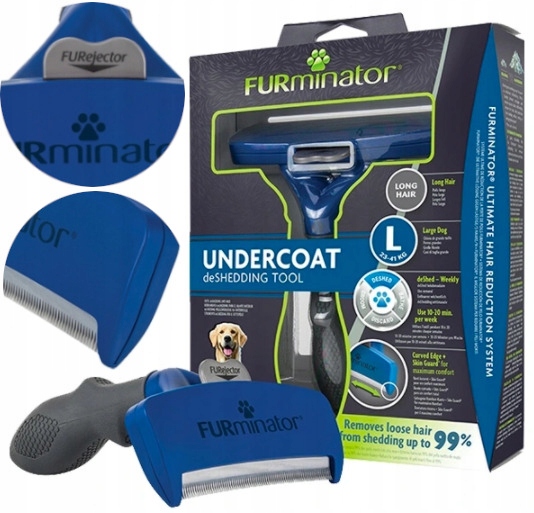FURMINATOR SZCZOTKA DLA PSÓW DŁUGOWŁOSYCH L