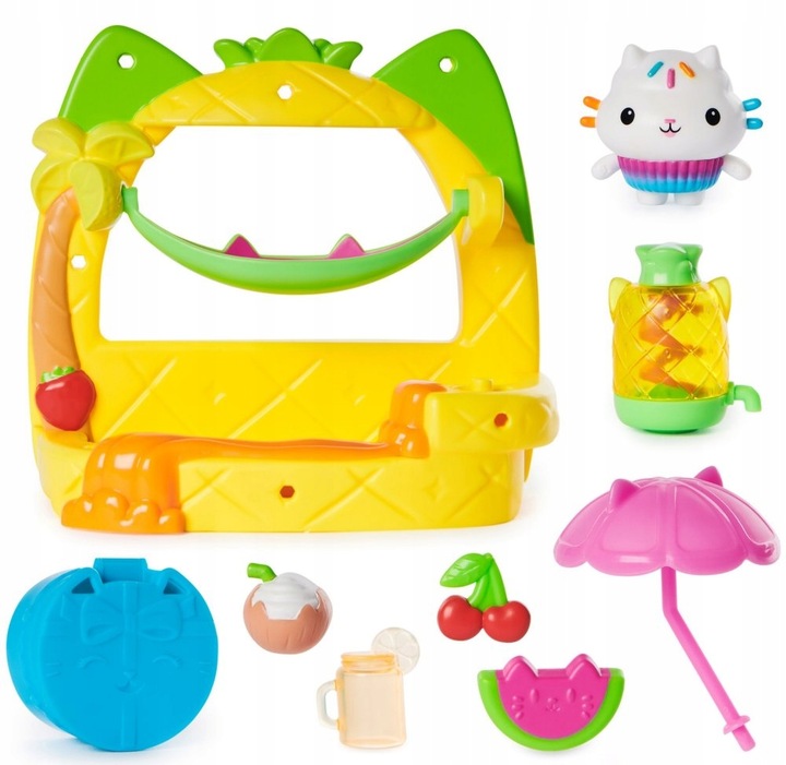 Koci Domek Gabi Balkon do Domku Owocowa imprezka Łakotka Akcesoria