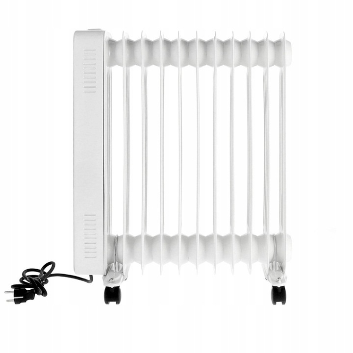 Grzejnik olejowy elektryczny Mission Air OSLO white 2500W biały WIFI TIMER