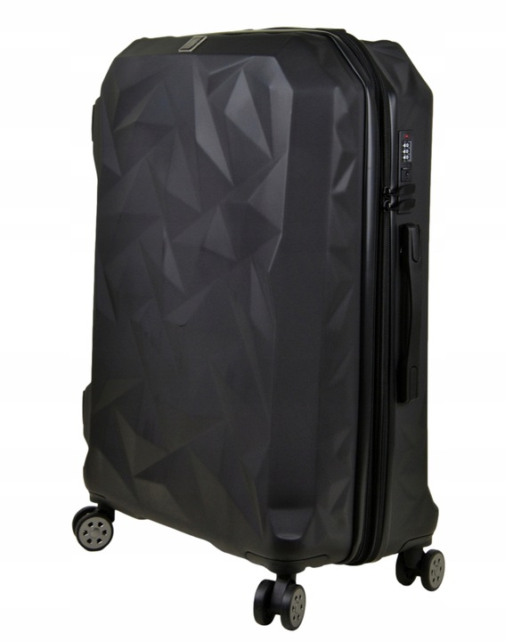 DUŻA WALIZKA SUNBAG - MODEL CRYSTAL Z POSZERZENIEM pojemność 80 LITRÓW