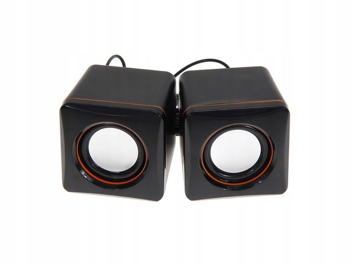 GŁOŚNIKI KOMPUTEROWE PC 2.0 JACK ZASILANIE USB