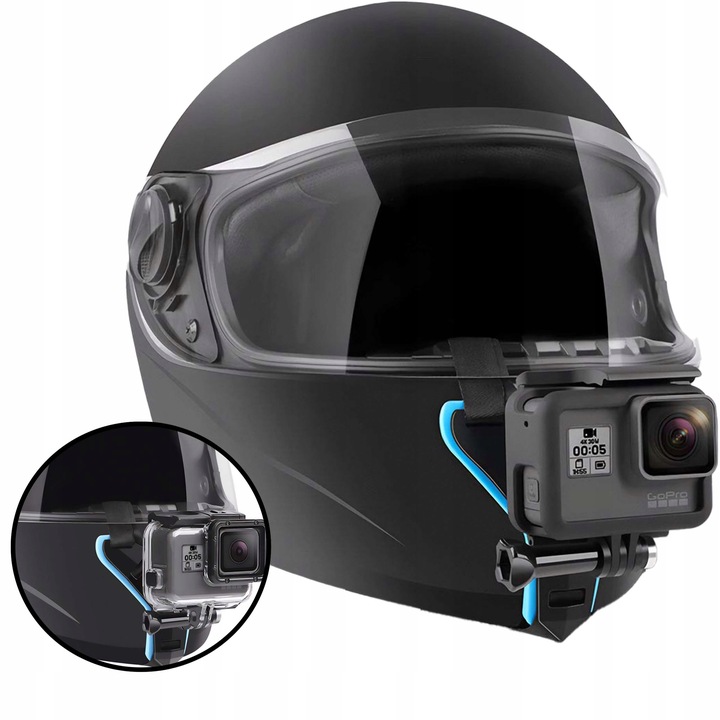 Mocowanie do kasku uchwyt na kask do kamer GoPro 12 11 10 9 8 7 6 5 MAX DJI