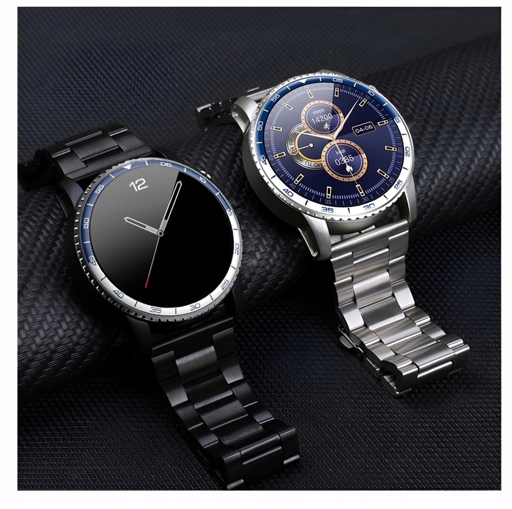 ZEGAREK SMARTWATCH EKG LATARKA AMOLED POMIAR GLUKOZY CIŚNIENIOMIERZ HRV