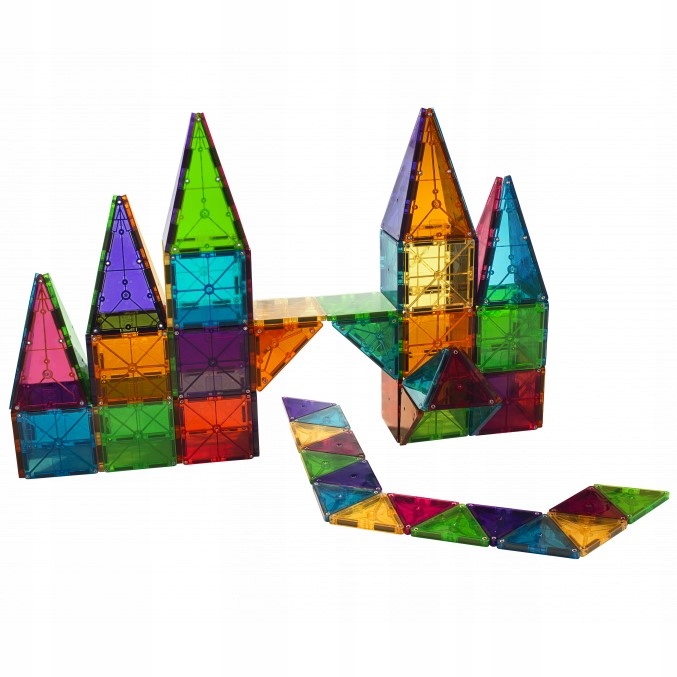 MAGNA TILES Klocki Magnetyczne Konstrukcyjne Classic 100 elementów