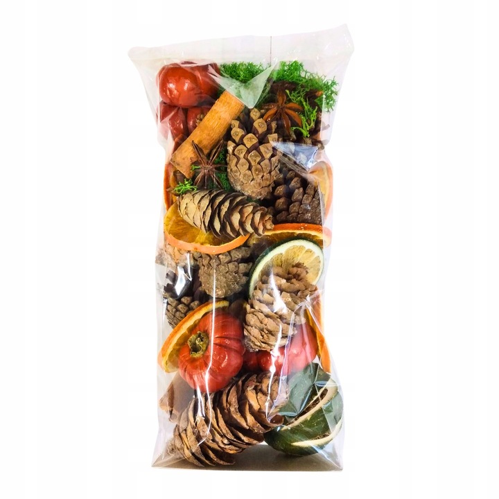 Susz Jesienno-Zimowy Święta Pomarańcze Szyszki Cynamon Anyż Dynie Mech 225g