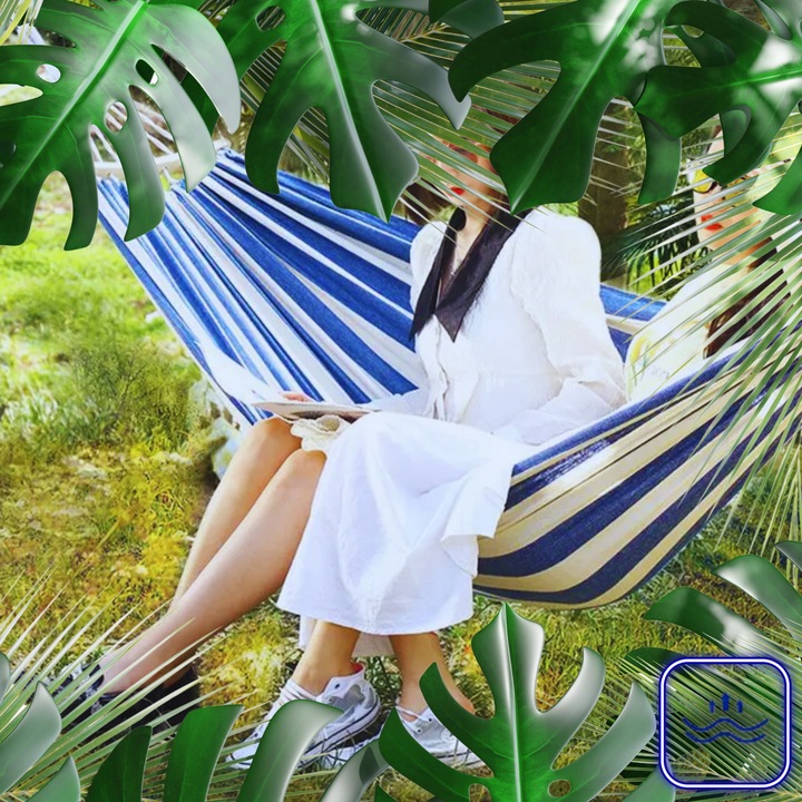 HAMAK OGRODOWY DWUOSOBOWY XXL 2 Osobowy Turystyczny Z DRĄŻKIEM DUŻY 250x150