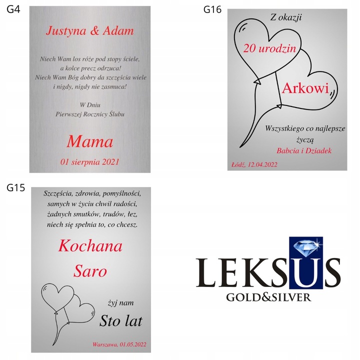 Złota zawieszka krzyżyk Ankh - pr. 585