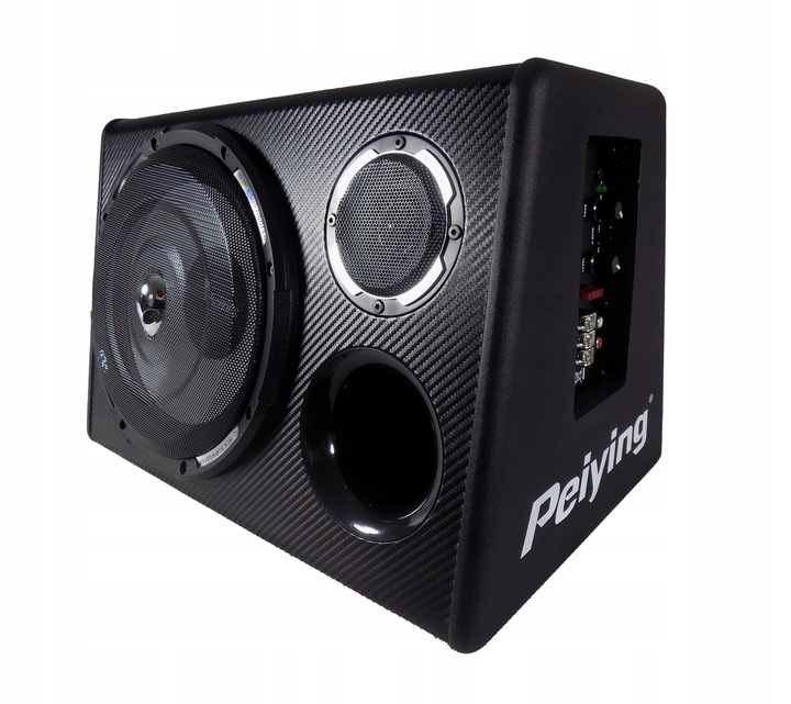 SKRZYNIA TUBA BASOWA SUBWOOFER 500W PEIYING KABLE