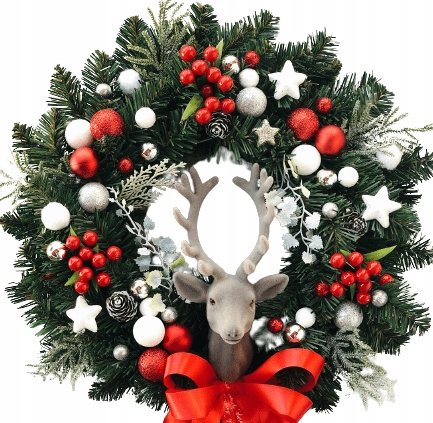 WIANEK ŚWIĄTECZNY BOŻE NARODZENIE WIENIEC NA DRZWI