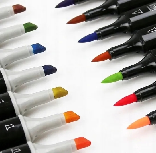 Dwustronne MARKERY PISAKI alkoholowe 80pcs (C024)