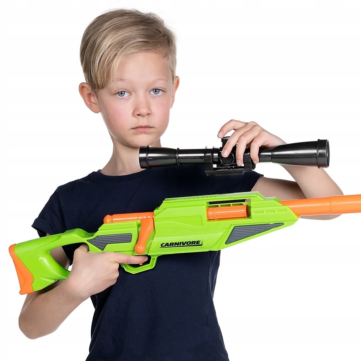 SNAJPERKA CARNIVORE z Celownikiem +OPASKA + 30 STRZAŁEK