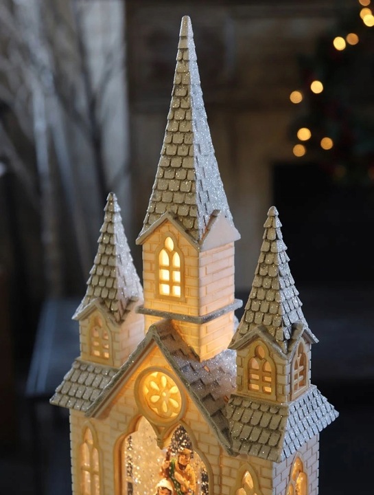 SZOPKA BOŻONARODZENIOWA ŚWIECI GRA KOLĘDA LAMPION pozytywka HURT