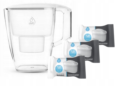 Dzbanek DAFI 4l + 3 x filtr wkład UNIMAX