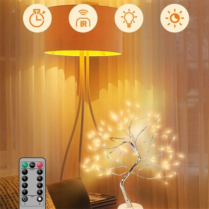 GAŁĄZKI ŚWIETLNE LED, 45 CM LAMPKA LED W KSZTAŁCIE GAŁĘZI LAMPKA CHOINKOWA