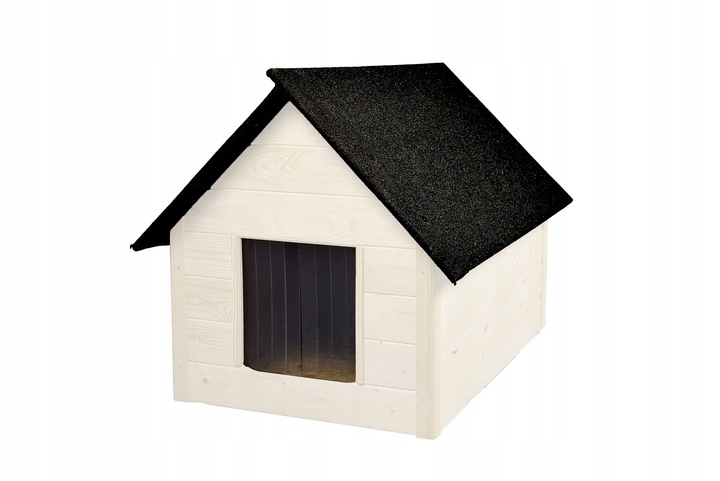 Buda dla Psa Ocieplana Dwuspadowy Dach wym zewn 101 x 69 x 70 CM