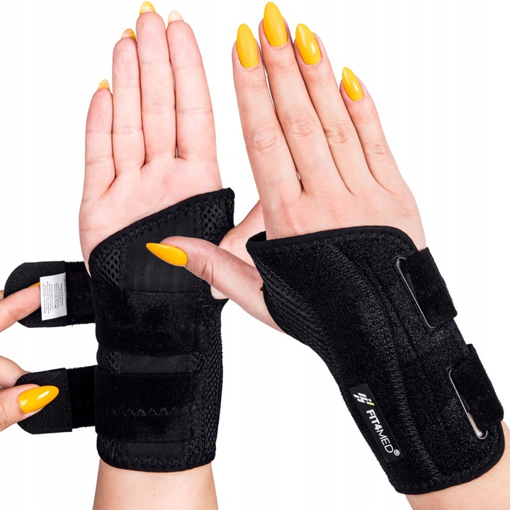 ORTEZA NADGARSTKA STABILIZATOR OPASKA ZESPÓŁ CIEŚNI WYGODNA DOBRZE USZTYWNI