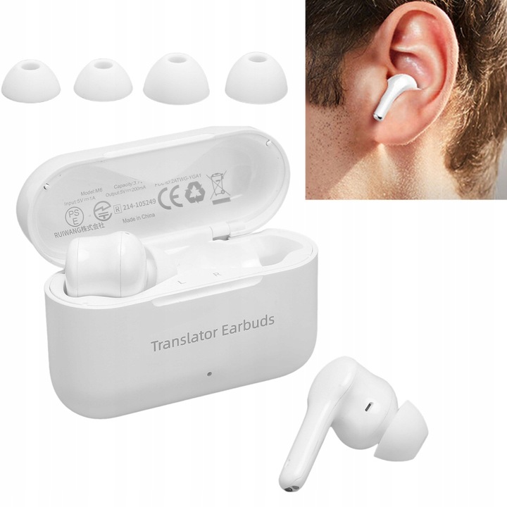 TŁUMACZ TRANSLATOR 71 JĘZYKÓW SŁUCHAWKA