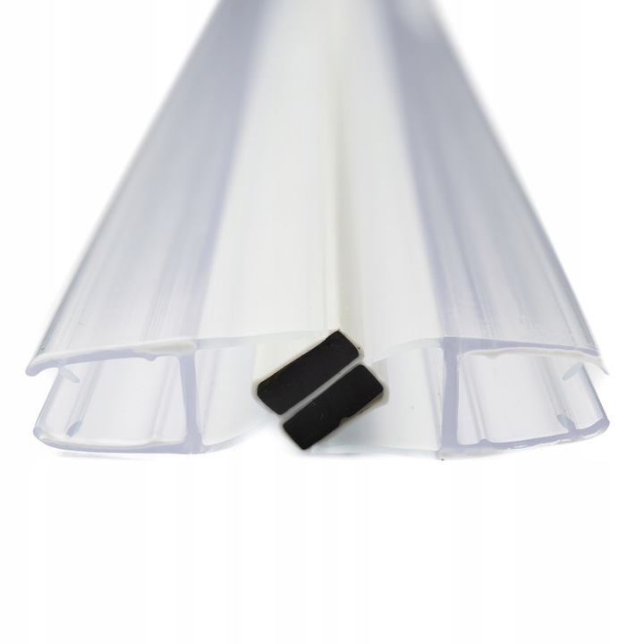 2x USZCZELKA DO KABINY PRYSZNICOWEJ MAGNETYCZNA 45° 90° SZYBA 5 6MM 185CM