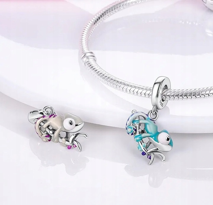 Charms Zawieszka Charms Kameleon Zmieniający Kolor Charmsy Trusky